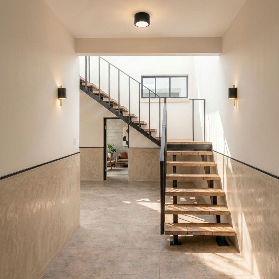 Escalera con luz natural Tabachín 31